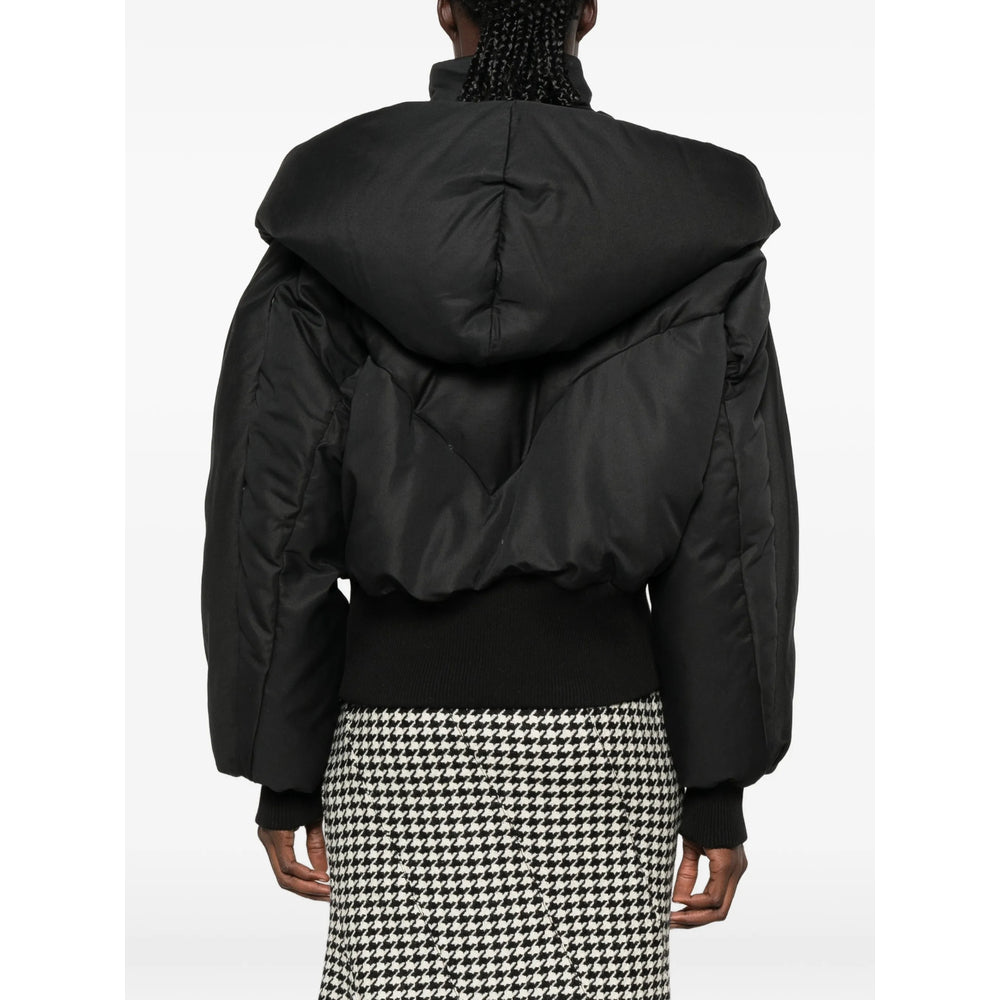 The Attico Black Jackets - Puffer Jackets Women