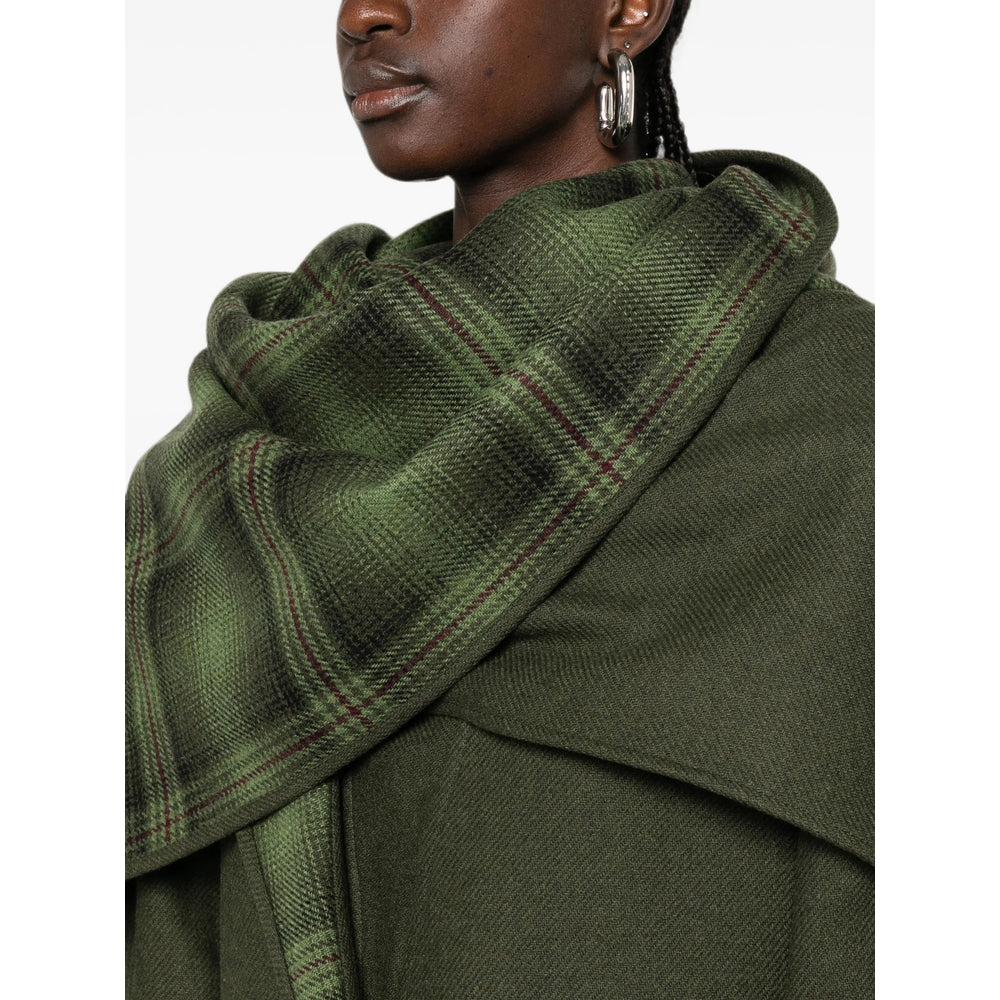 The Attico Green Coats - Single Breasted Coats Women