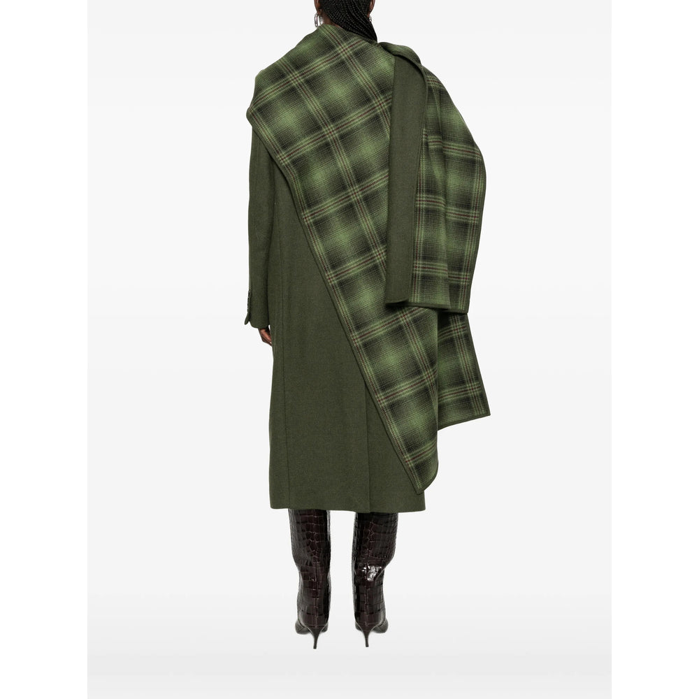 The Attico Green Coats - Single Breasted Coats Women