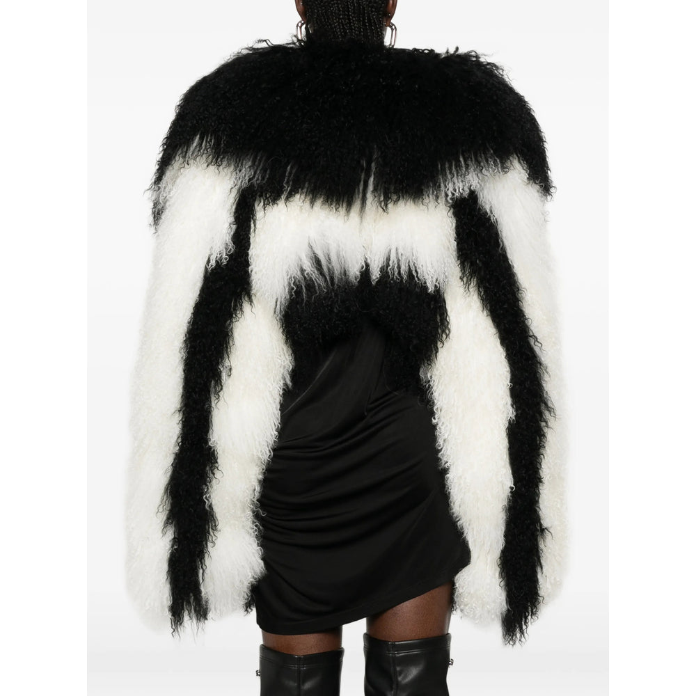 The Attico Black Jackets - Faux Fur & Shearling Jackets Women