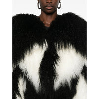The Attico Black Jackets - Faux Fur & Shearling Jackets Women
