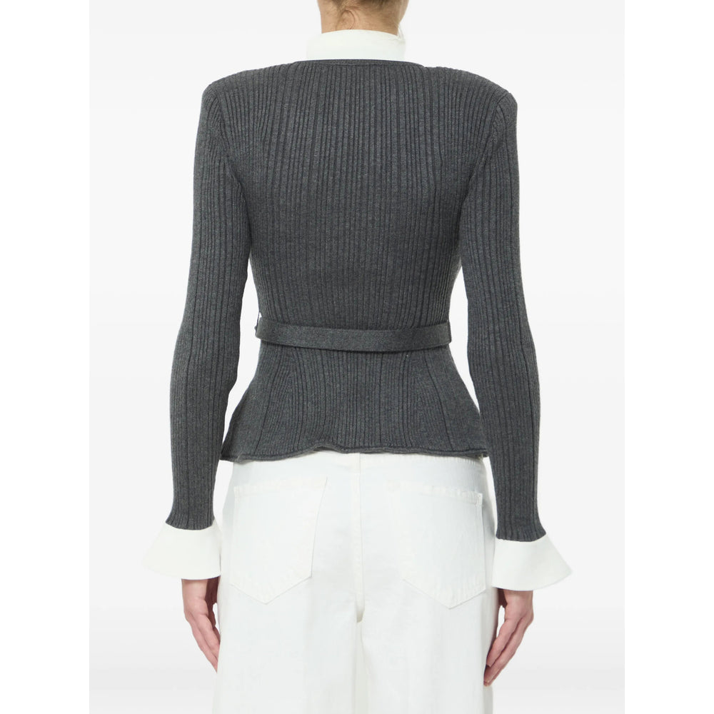 Self-portrait Self-Portrait Grey Knitwear - Cardigans Women