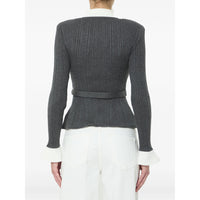 Self-portrait Self-Portrait Grey Knitwear - Cardigans Women