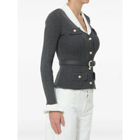 Self-portrait Self-Portrait Grey Knitwear - Cardigans Women