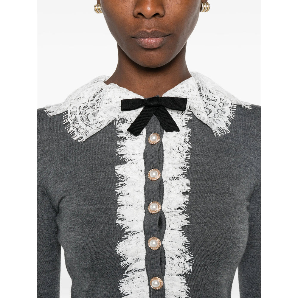 Self-portrait Self-Portrait Grey Knitwear - Cardigans Women