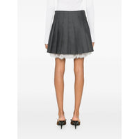 Self-Portrait Grey Skirts - Pleated Skirts Women