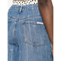 Self-portrait Self-Portrait Blue Denim - Wide-Leg Jeans Women