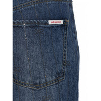 Self-portrait Self-Portrait Blue Denim - Wide-Leg Jeans Women