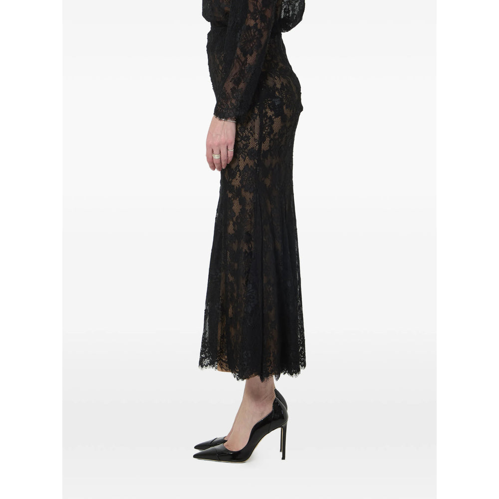 Self-Portrait Black Skirts - Fitted Skirts Women