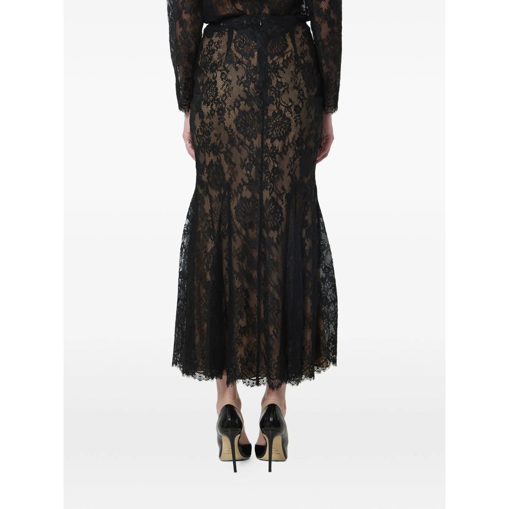 Self-Portrait Black Skirts - Fitted Skirts Women