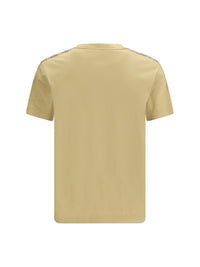 Burberry Men T-Shirt With Check Trims