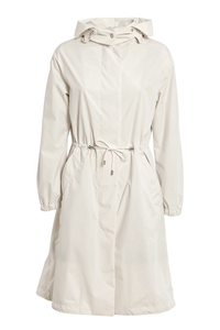 Moorer Aitanastp Long Stand Collar Coat Avorio
