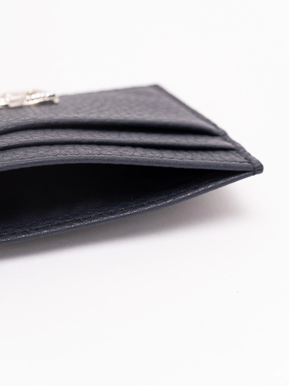 Dolce & Gabbana Men Calfskin Card Holder With Logo