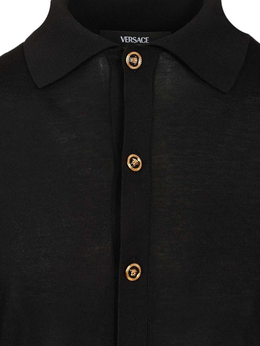 VERSACE Versace Men Cotton And Silk Cardigan