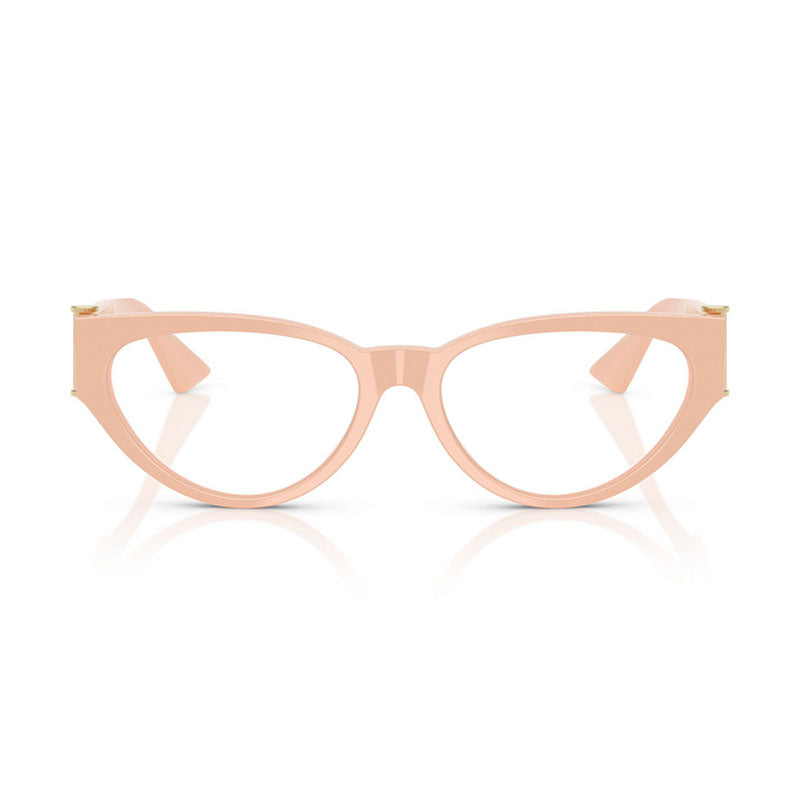 Versace Eyeglasses Cat Eye Full Rim, Nude Frame and Clear Demo Lenses Lens VE33665494