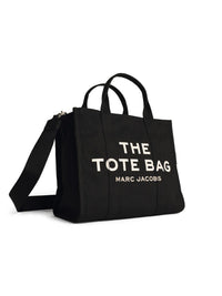 MARC JACOBS (THE) Marc Jacobs (The) Black Cotton Canvas Small Tote Bag Women