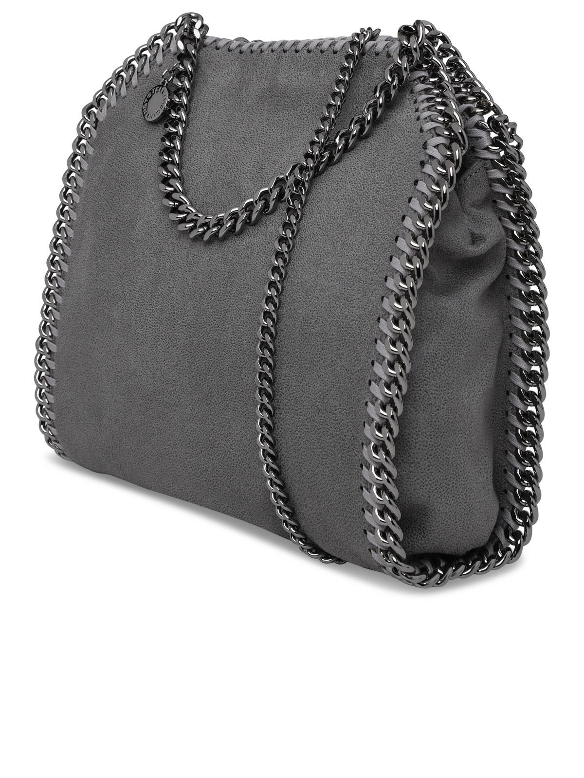 STELLA McCARTNEY Stella Mccartney Grey Polyester Mini Falabella Bag Women