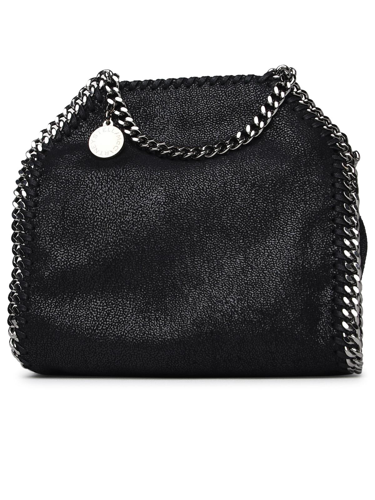 Stella Mccartney Black Polyester Tiny Falabella Bag Women