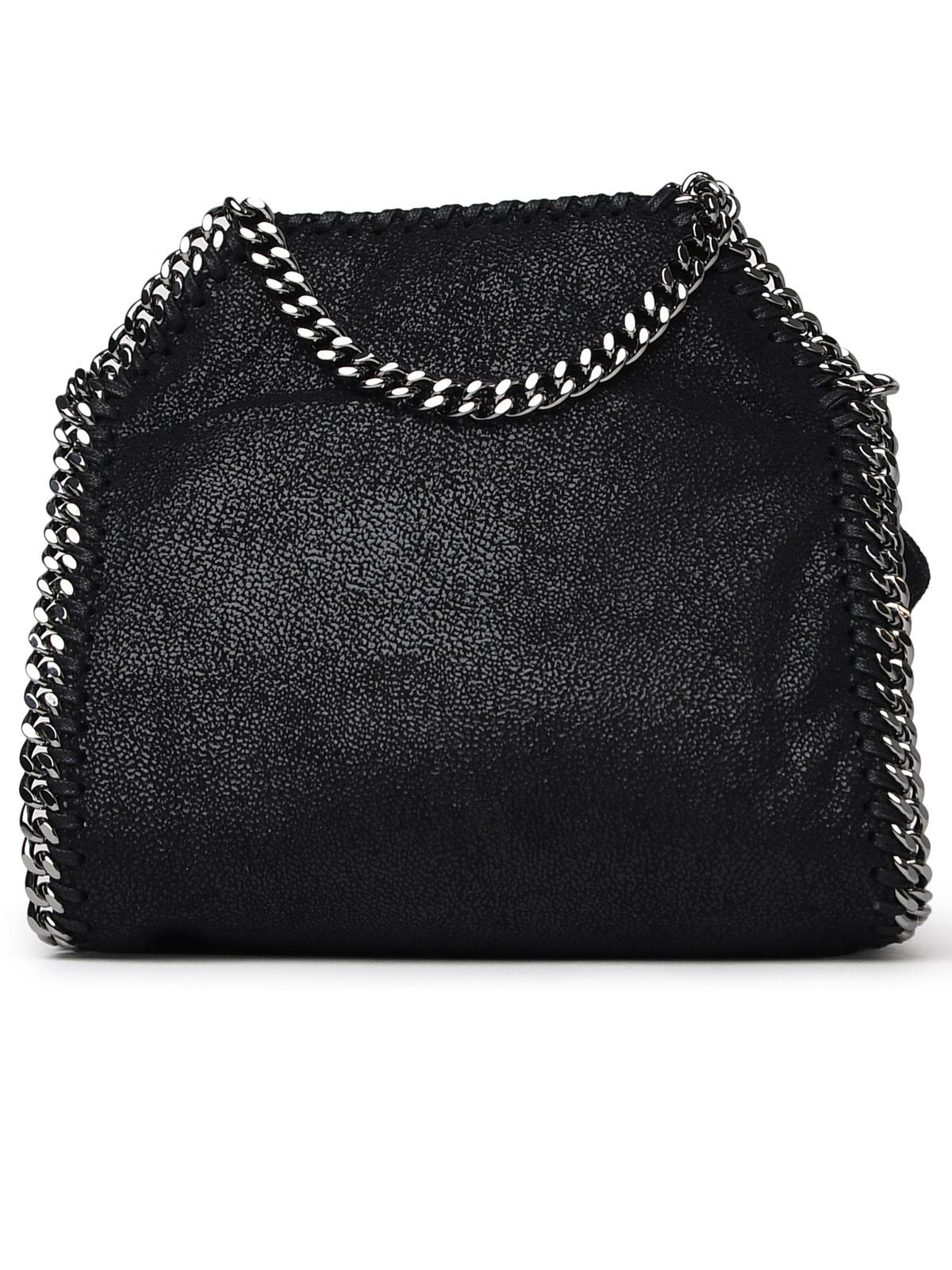 Stella Mccartney Black Polyester Tiny Falabella Bag Women