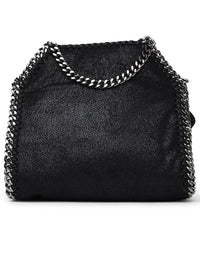 Stella Mccartney Black Polyester Tiny Falabella Bag Women