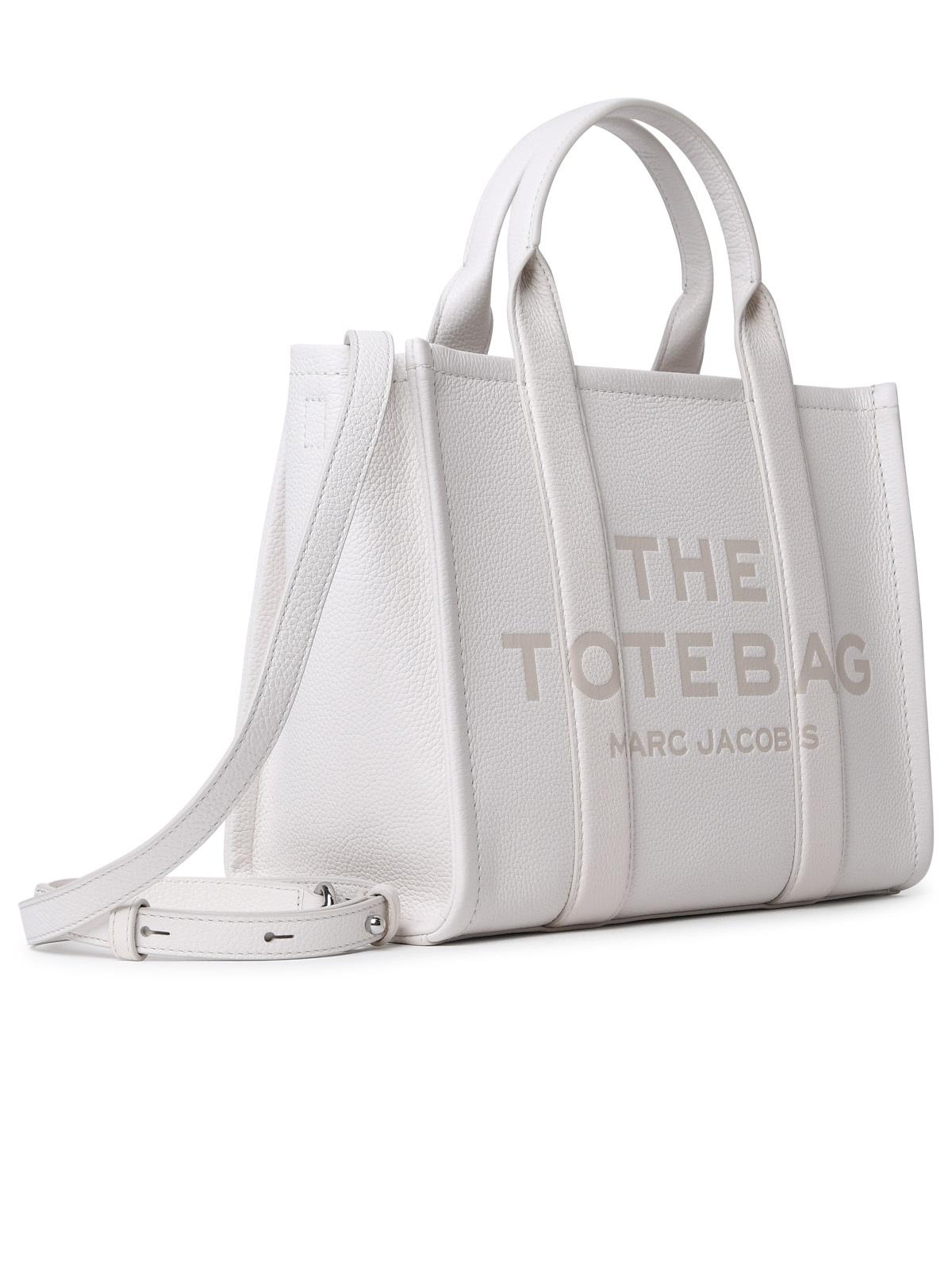 MARC JACOBS (THE) Marc Jacobs (The) Cream Leather Midi Tote Bag Women