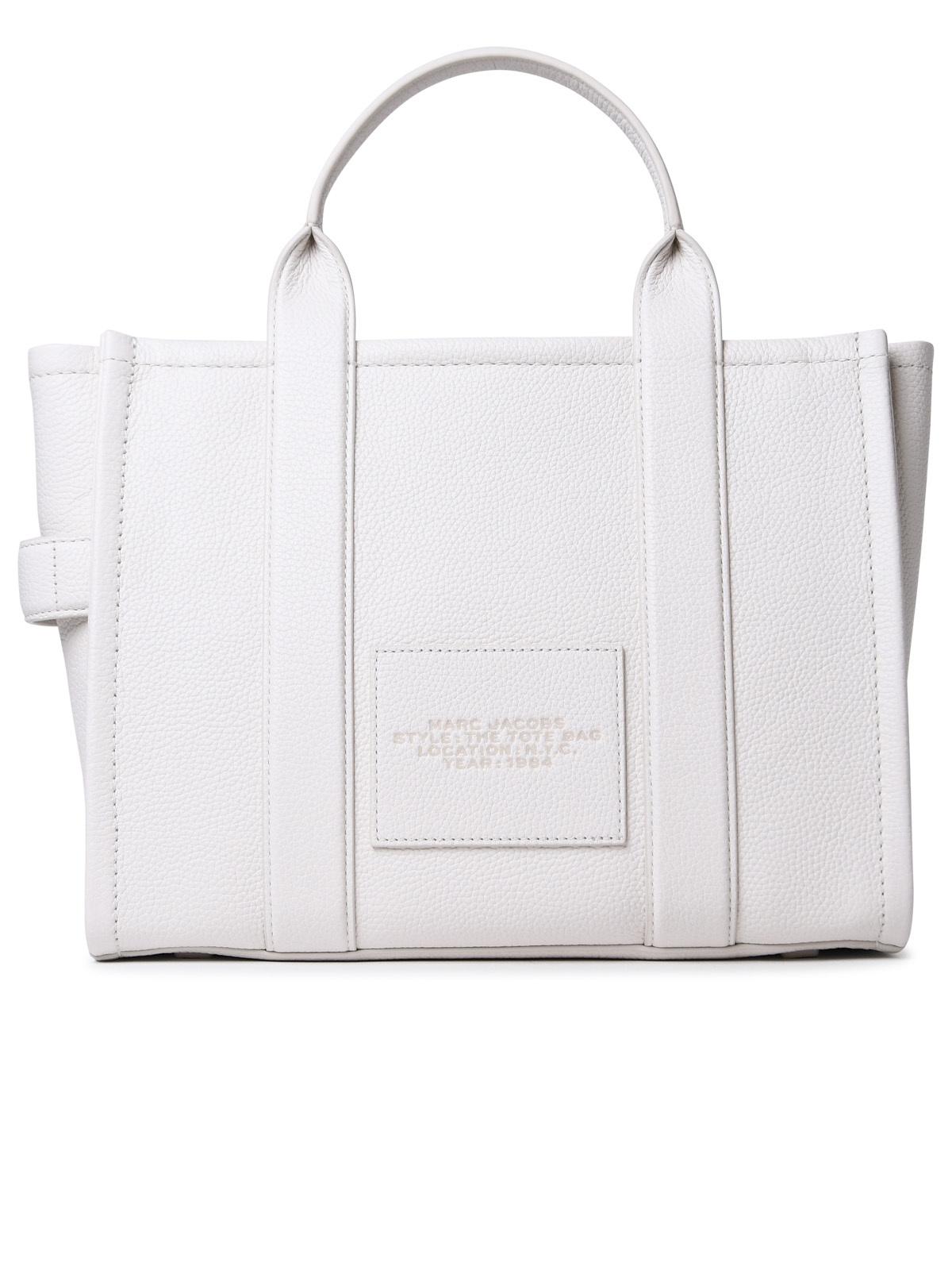 MARC JACOBS (THE) Marc Jacobs (The) Cream Leather Midi Tote Bag Women