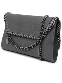 STELLA McCARTNEY Stella Mccartney Shaggy Grey Polyester Bag Women