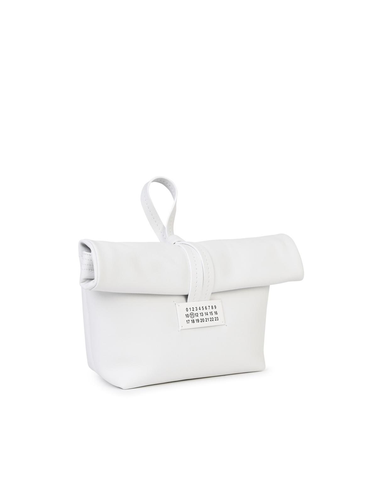 MAISON MARGIELA Maison Margiela White Leather Clutch Women