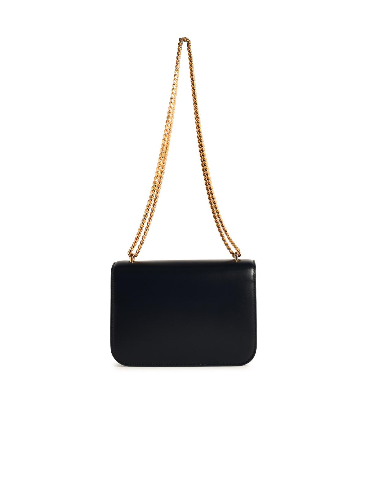 Tory Burch 'Eleanor' Black Leather Crossbody Bag Women