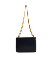 Tory Burch 'Eleanor' Black Leather Crossbody Bag Women