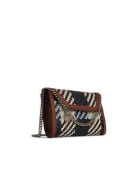 STELLA McCARTNEY Stella Mccartney 'Mini Falabella' Eco Alter Mat Blue Crossbody Bag Women