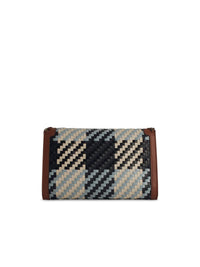 STELLA McCARTNEY Stella Mccartney 'Mini Falabella' Eco Alter Mat Blue Crossbody Bag Women