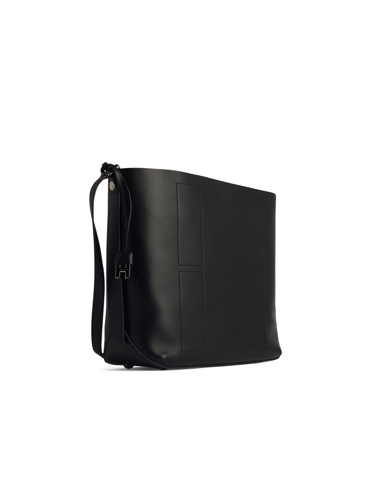 Hogan 'H01' Black Leather Crossbody Bag Women