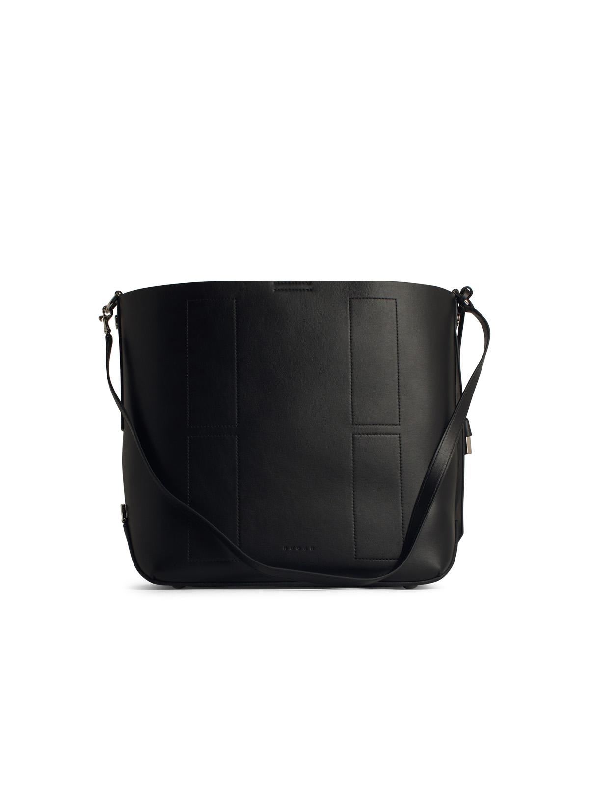 Hogan 'H01' Black Leather Crossbody Bag Women