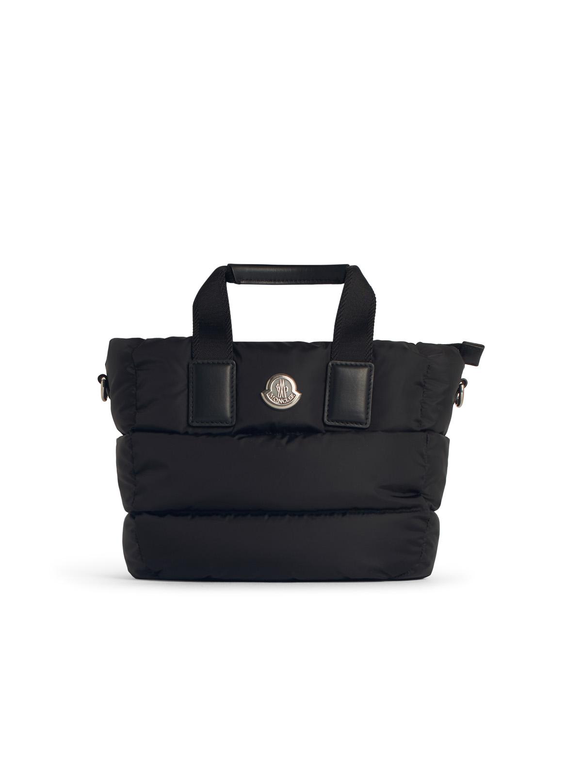 Moncler Small 'Caradoc' Black Nylon Bag Women