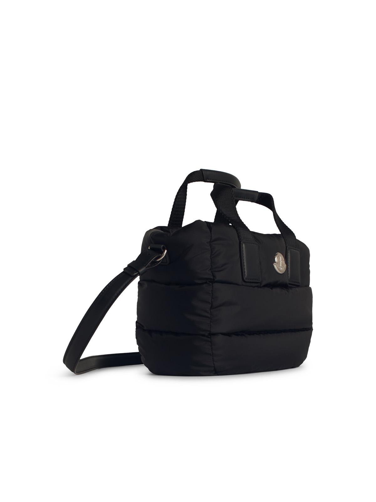 Moncler Small 'Caradoc' Black Nylon Bag Women