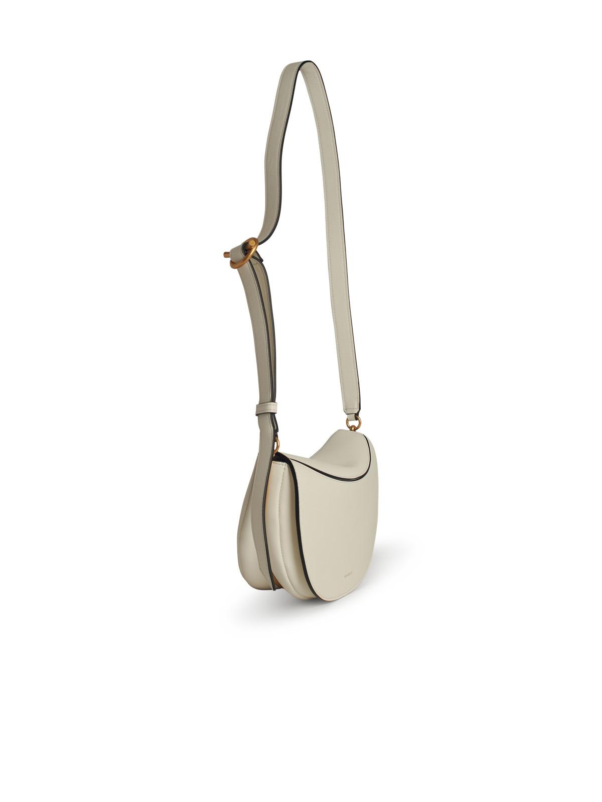 WANDLER Wandler 'Kate' White Leather Crossbody Bag Women