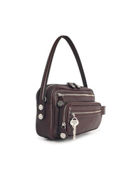 ACNE STUDIOS Acne Studios 'Camero' Chocolate Leather Bag Women