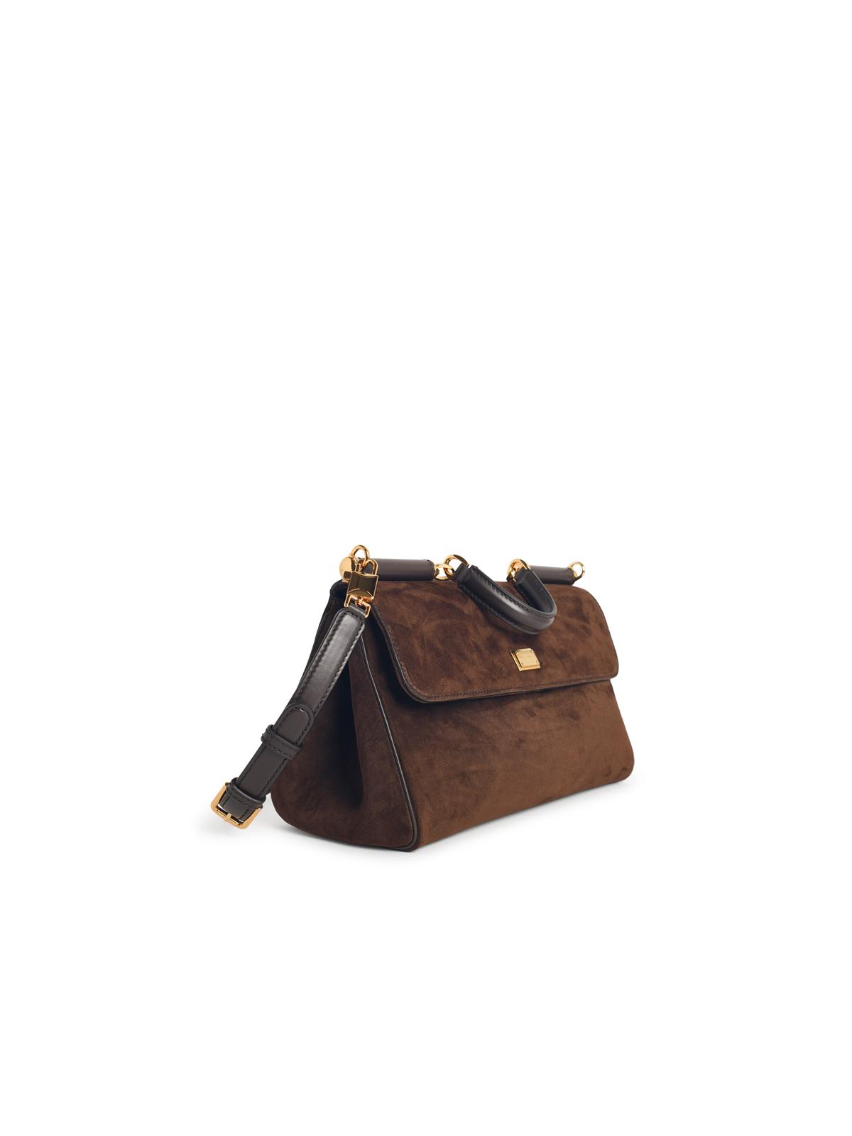 DOLCE & GABBANA Dolce & Gabbana Sicily' Ebony Leather Bag Women