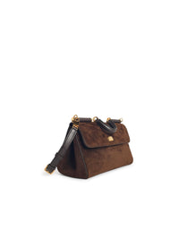 DOLCE & GABBANA Dolce & Gabbana Sicily' Ebony Leather Bag Women