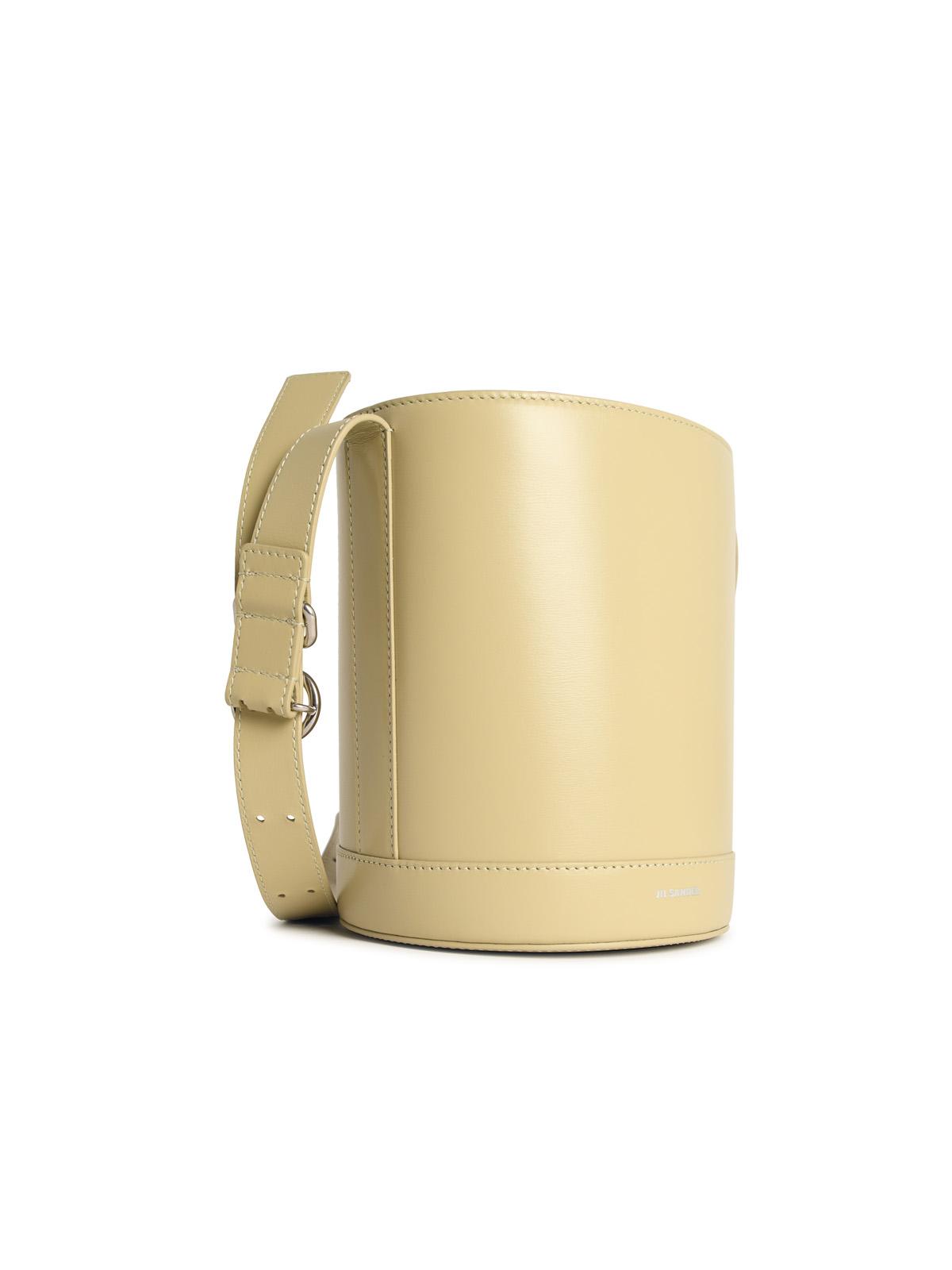 JIL SANDER Jil Sander 'Cannolo' Bucket Bag In Almond Nappa Leather Women