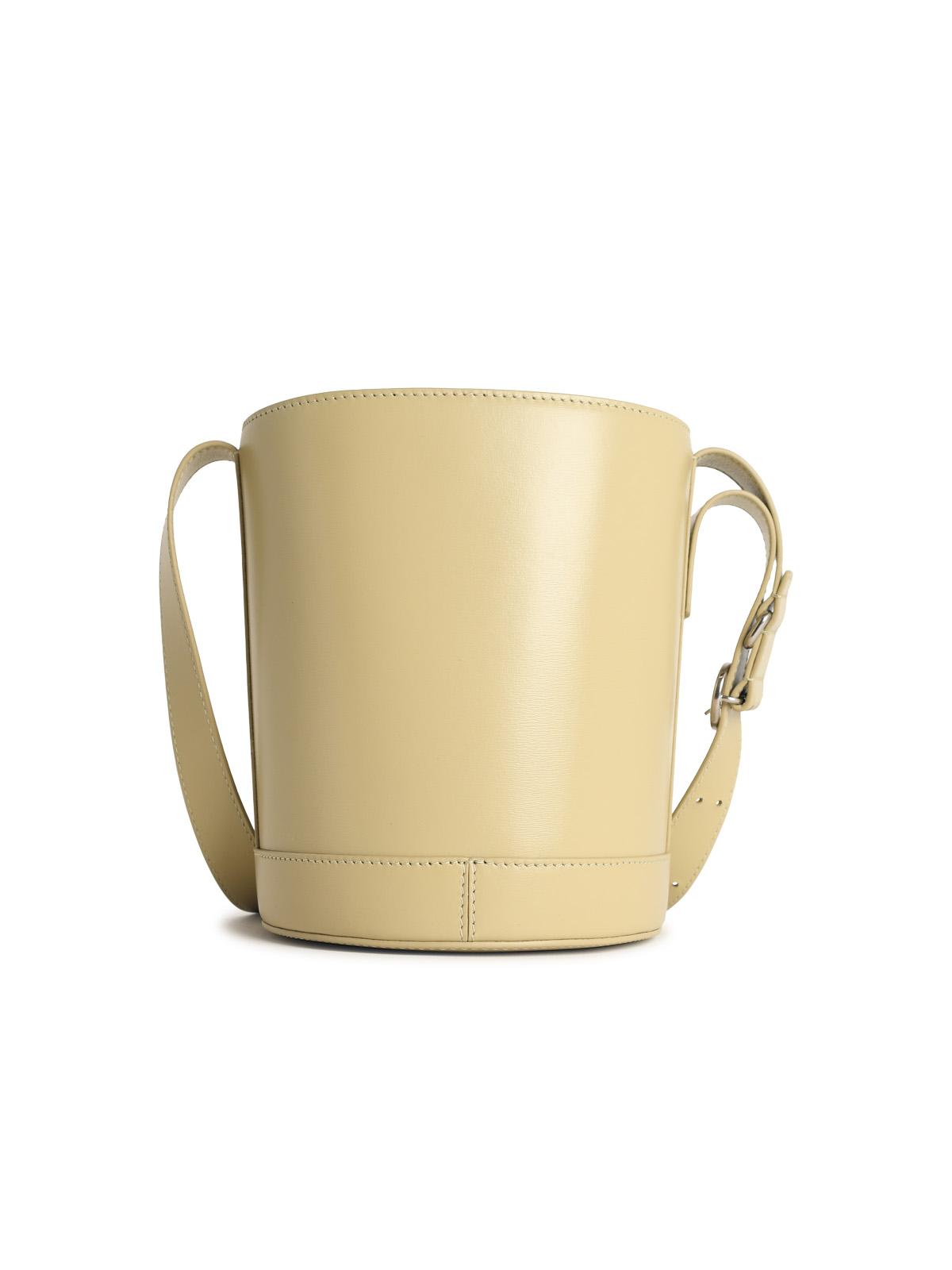JIL SANDER Jil Sander 'Cannolo' Bucket Bag In Almond Nappa Leather Women