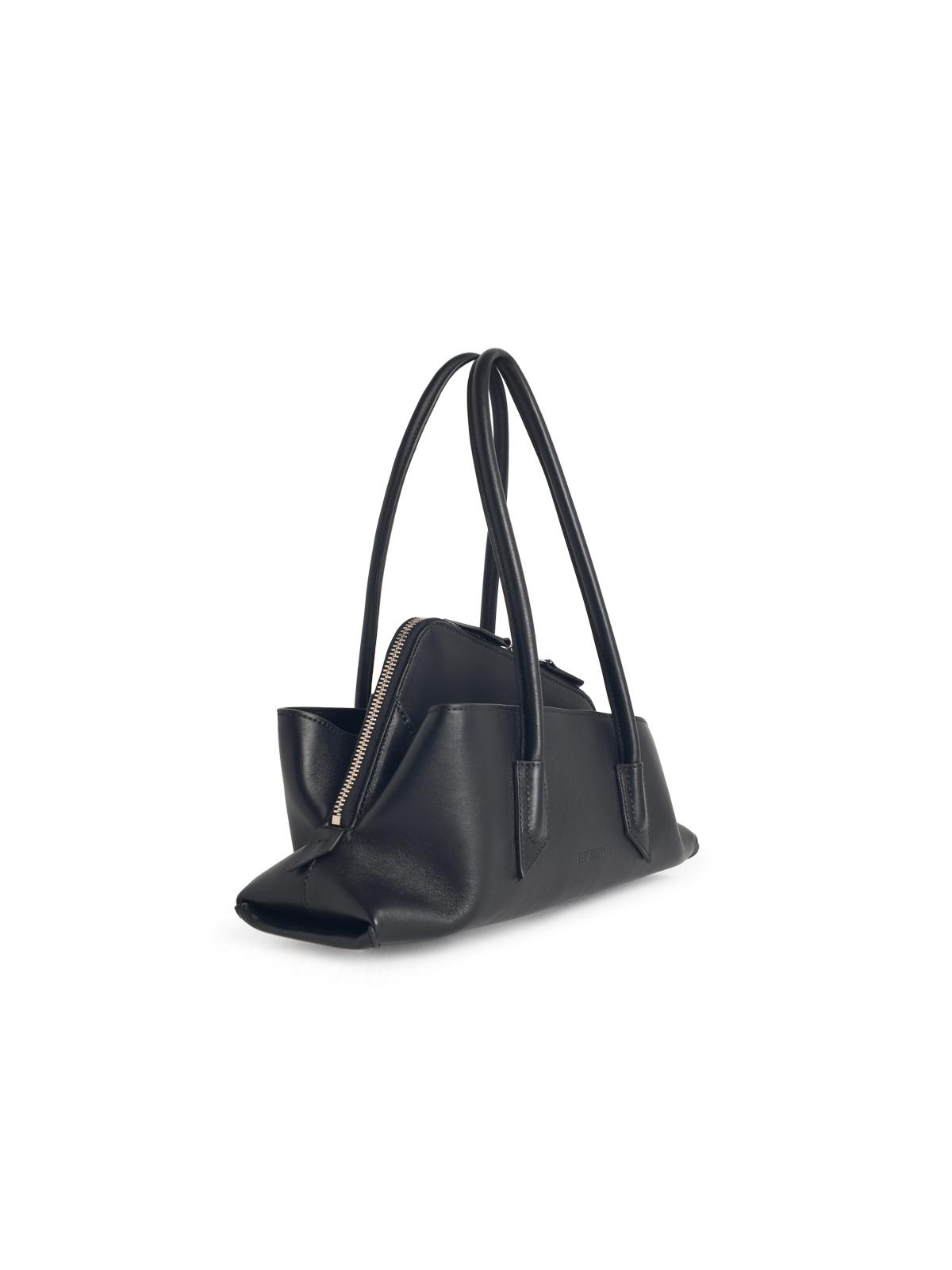 THE ATTICO The Attico 'La Passeggiata' Small Black Leather Bag Women