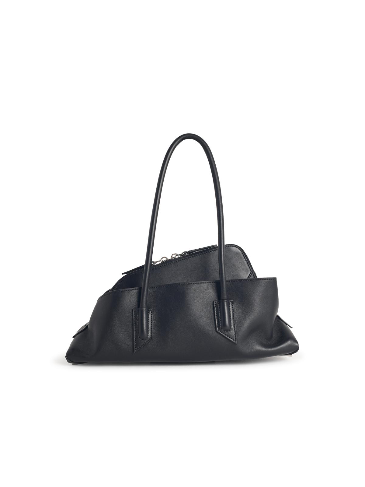 THE ATTICO The Attico 'La Passeggiata' Small Black Leather Bag Women