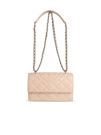 TORY BURCH Tory Burch 'Fleming' Small Pink Leather Crossbody Bag Women
