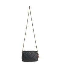 TORY BURCH Tory Burch 'Fleming' Mini Black Leather Crossbody Bag Women