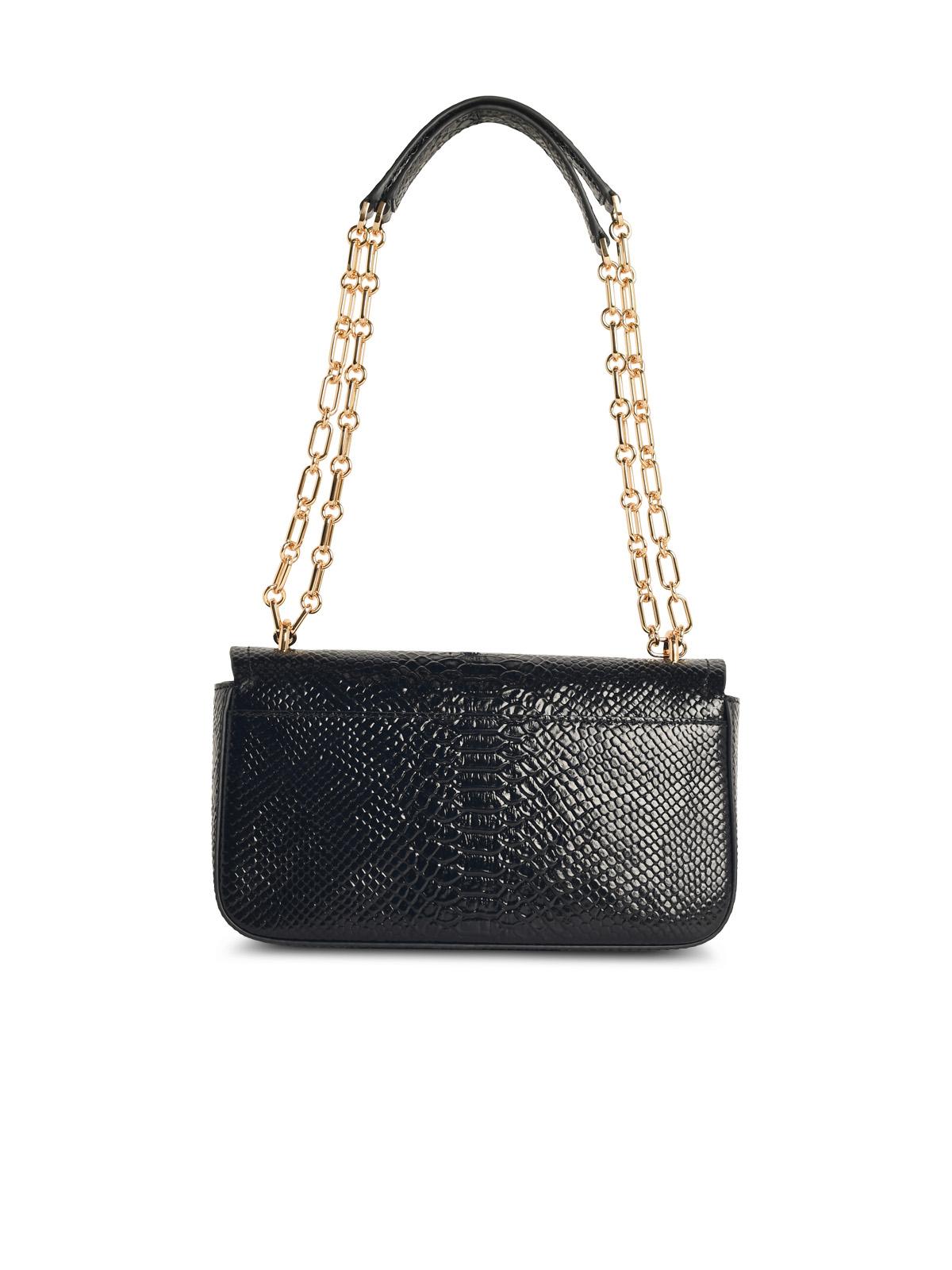 MICHAEL MICHAEL KORS Michael Michael Kors Tribeca' Black Snake Print Leather Shoulder Bag Women