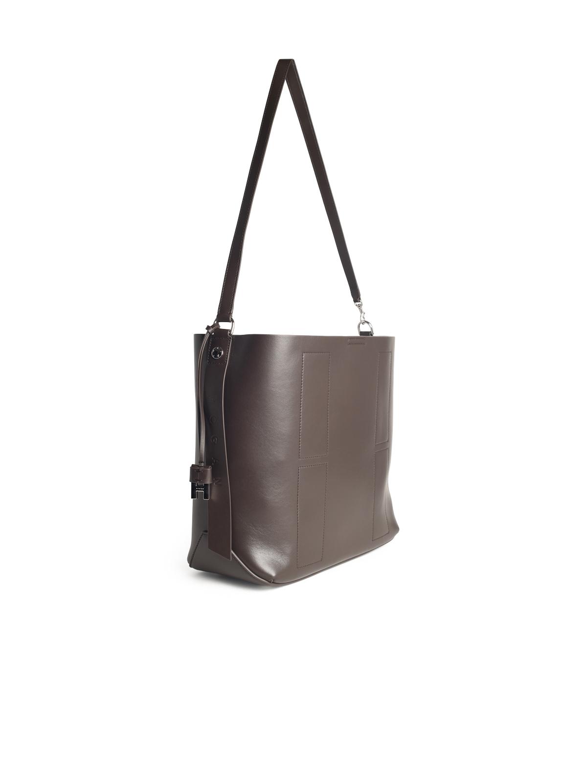 Hogan Chocolate Leather Bag Women