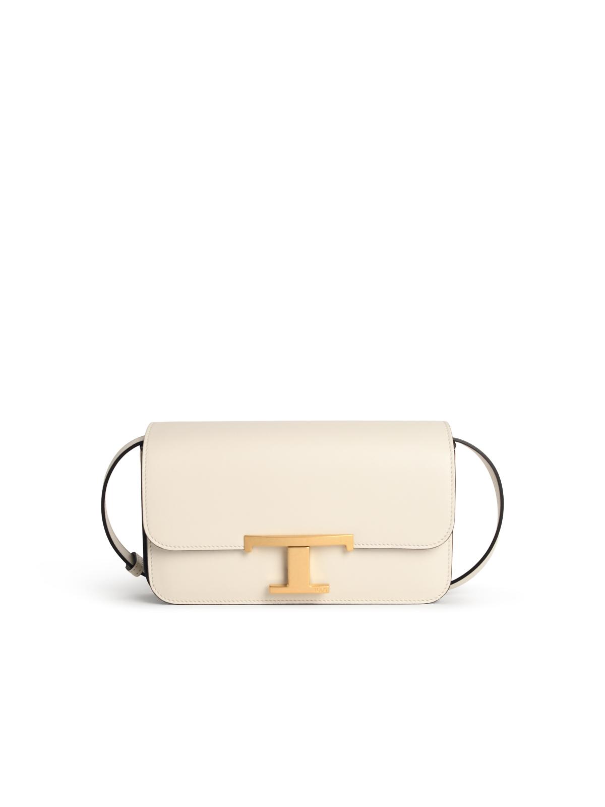 TOD'S Tod's White Leather Bag Women