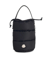 Moncler 'Caradoc' Bucket Bag In Black Polyamide Women